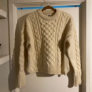 Yay-Tan Knitted Wool Sweater